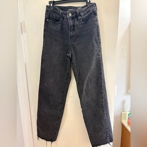 Old Navy Women’s Black Jeans O.G. Loose High Rose 8 Tall